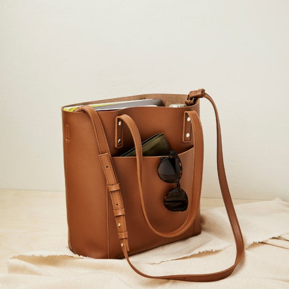 Henny + Lev Vegan Leather 2-in-1 Everyday Tote